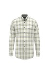Fynch Hatton Mens Green Herringbone Check Shirt