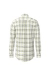 Fynch Hatton Mens Green Herringbone Check Shirt
