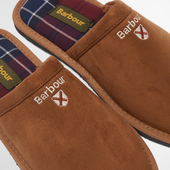 Barbour Lifestyle Mens Brown Everitt Mule Slipper #3