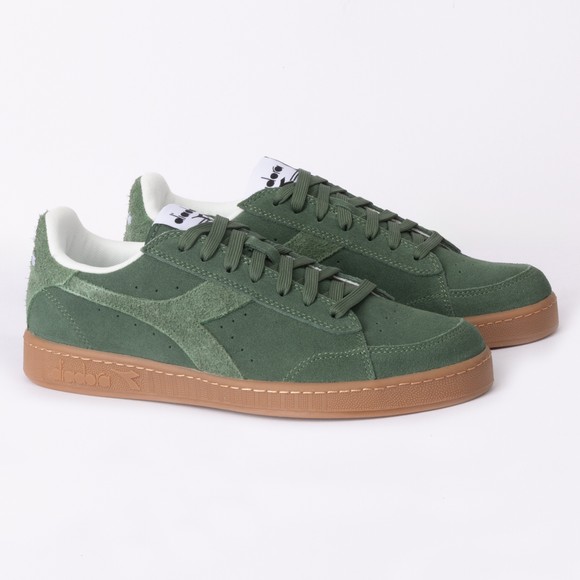 diadora Mens Green Game Low Suede Trainer main image