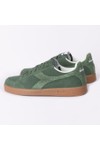 diadora Mens Green Game Low Suede Trainer