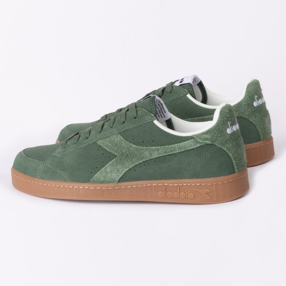 diadora Mens Green Game Low Suede Trainer main image