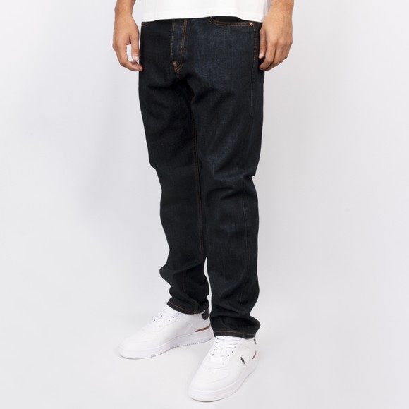 Evisu Mens Blue Seagull Printed Pocket Tapered Selvedge Jeans #4