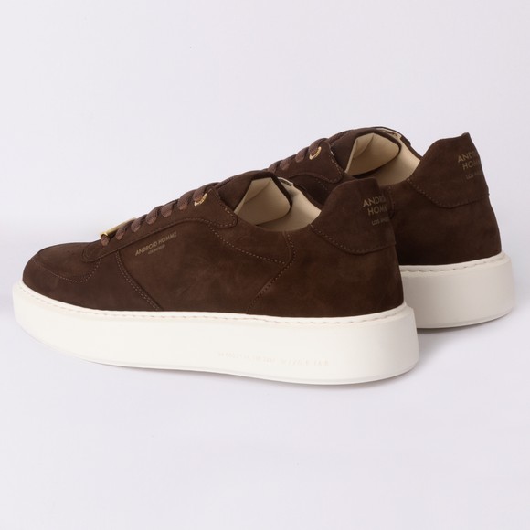 Android Homme Mens Brown Manhattan Lux Super Fine Goat Suede Trainer #3