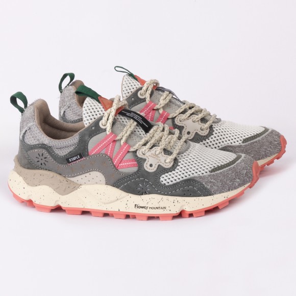 Flower Mountain Mens Grey Yamano 3 X Staple Trainer #2