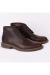Loake Mens Brown Gilbert Waxy Leather Chukka Boot