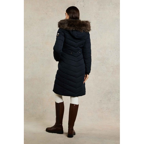 Holland Cooper Womens Blue Chamonix Coat #3