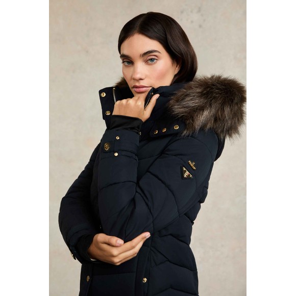 Holland Cooper Womens Blue Chamonix Coat #4