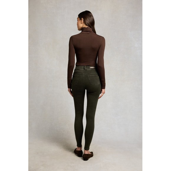 Holland Cooper Womens Green Contour Skinny Jean #3