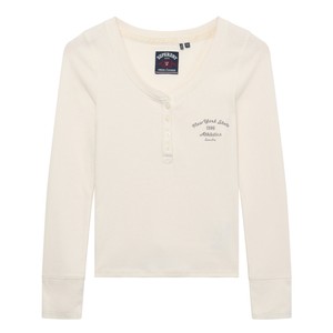 Athletic Button Down LS Top