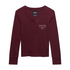 Athletic Button Down LS Top
