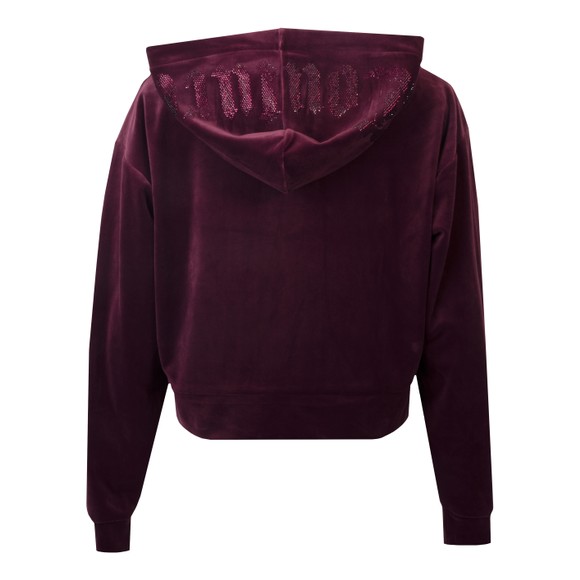 Juicy Couture Womens Purple Iccle Old Gothic Hoodie #2