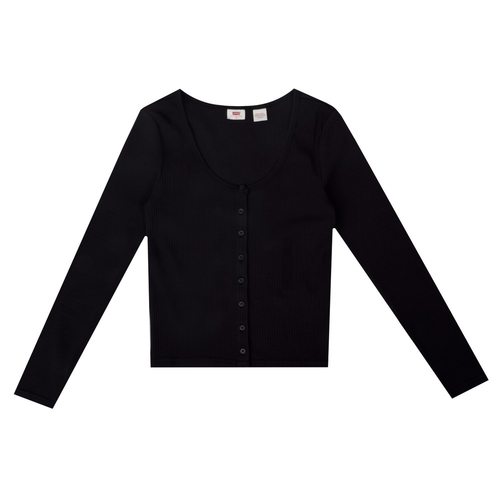 Austen Long Sleeve Button Through Top