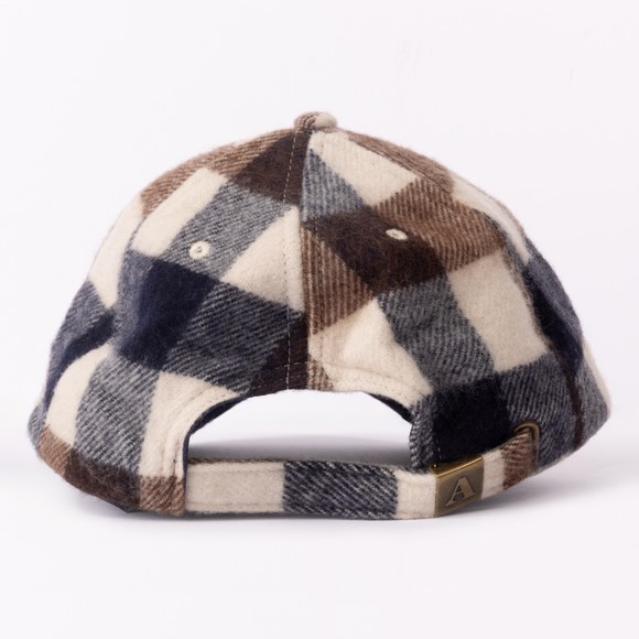 Aquascutum Mens Blue Merino Baseball Cap #3
