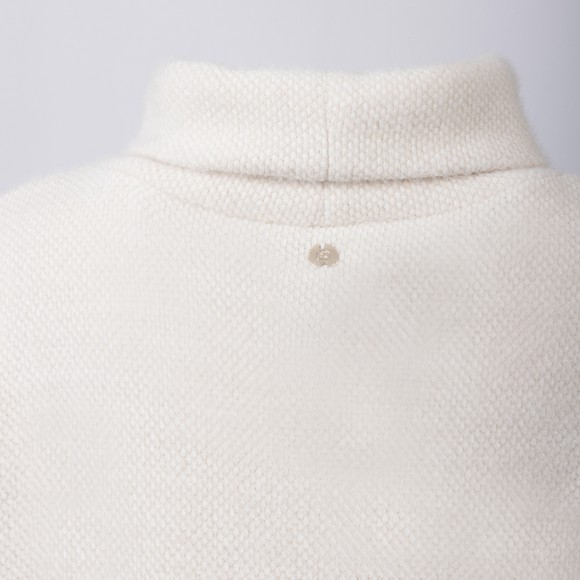 Rino & Pelle Womens Off-White Bellar Pullover With High Collar #4