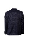 Claudio Lugli Mens Blue Velvet Flocking Blazer