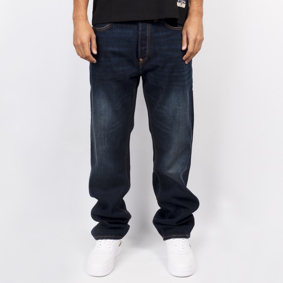Evisu Mens Blue Seagull Printed Pocket Regular Jeans #2