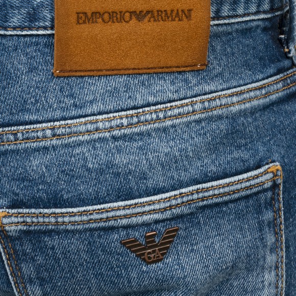 Emporio Armani Mens Blue J06 Slim Jean #4