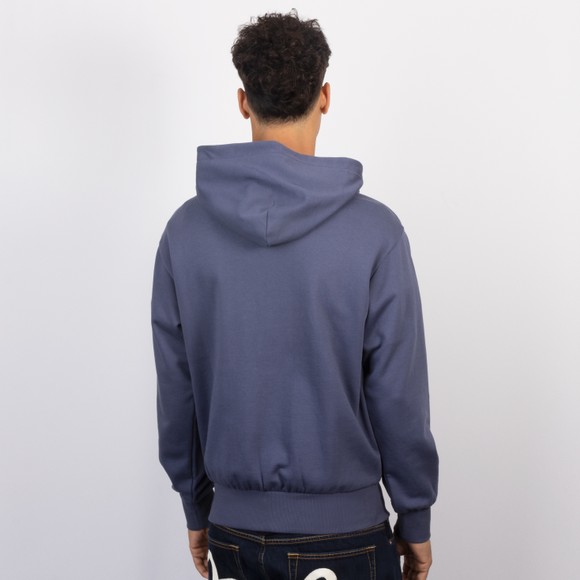 Evisu Mens Blue Seagull Print Relax Fit Hoody #4