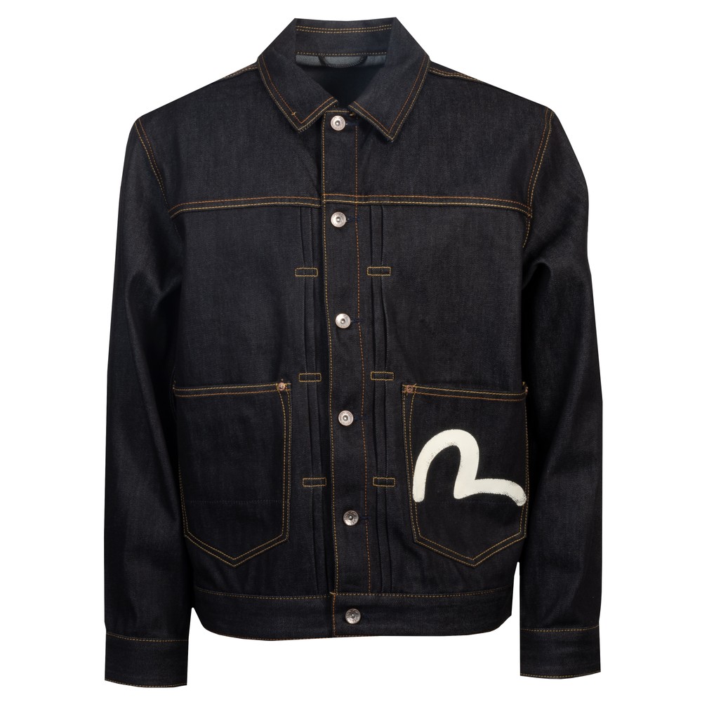 Seagull Printed Denim Jacket