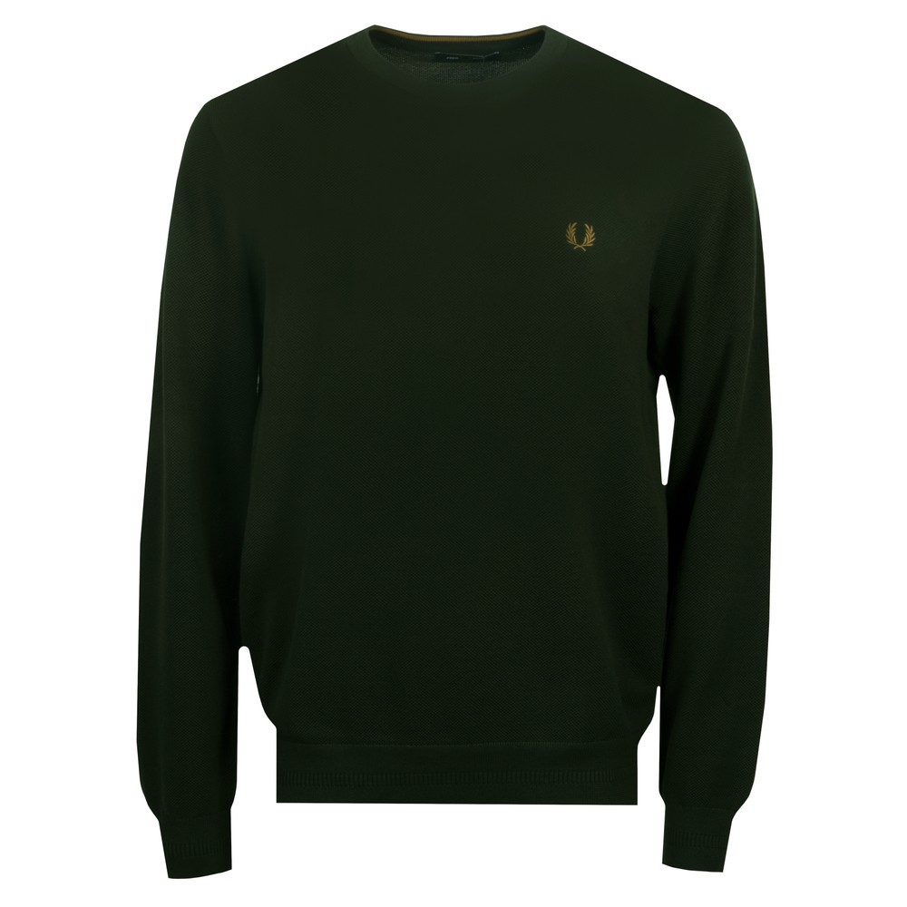 Pique Stitch Crew Neck Jumper