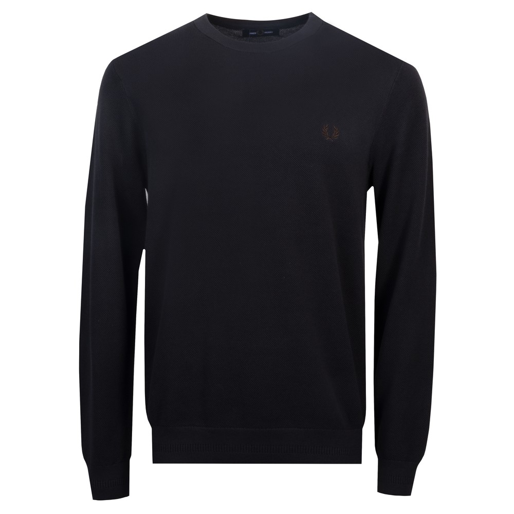 Pique Stitch Crew Neck Jumper