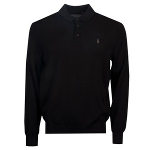 Washable Merino Wool Knitted Polo Shirt