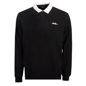 EMB Logo Long Sleeve Polo Shirt