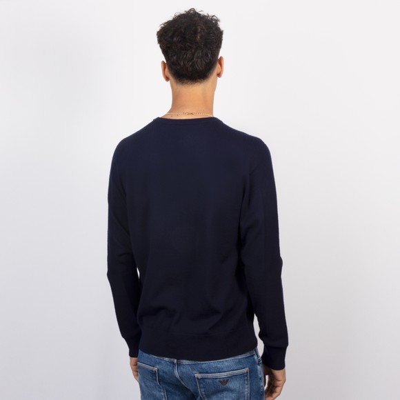Belstaff Mens Blue Colden Merino Crew Neck #4