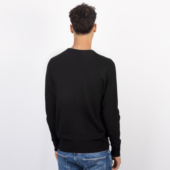 Belstaff Mens Black Colden Merino Crew Neck #4