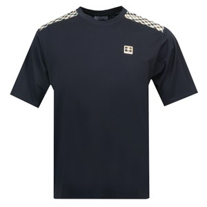 Check Shoulder T Shirt