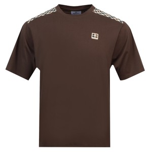 Check Shoulder T Shirt