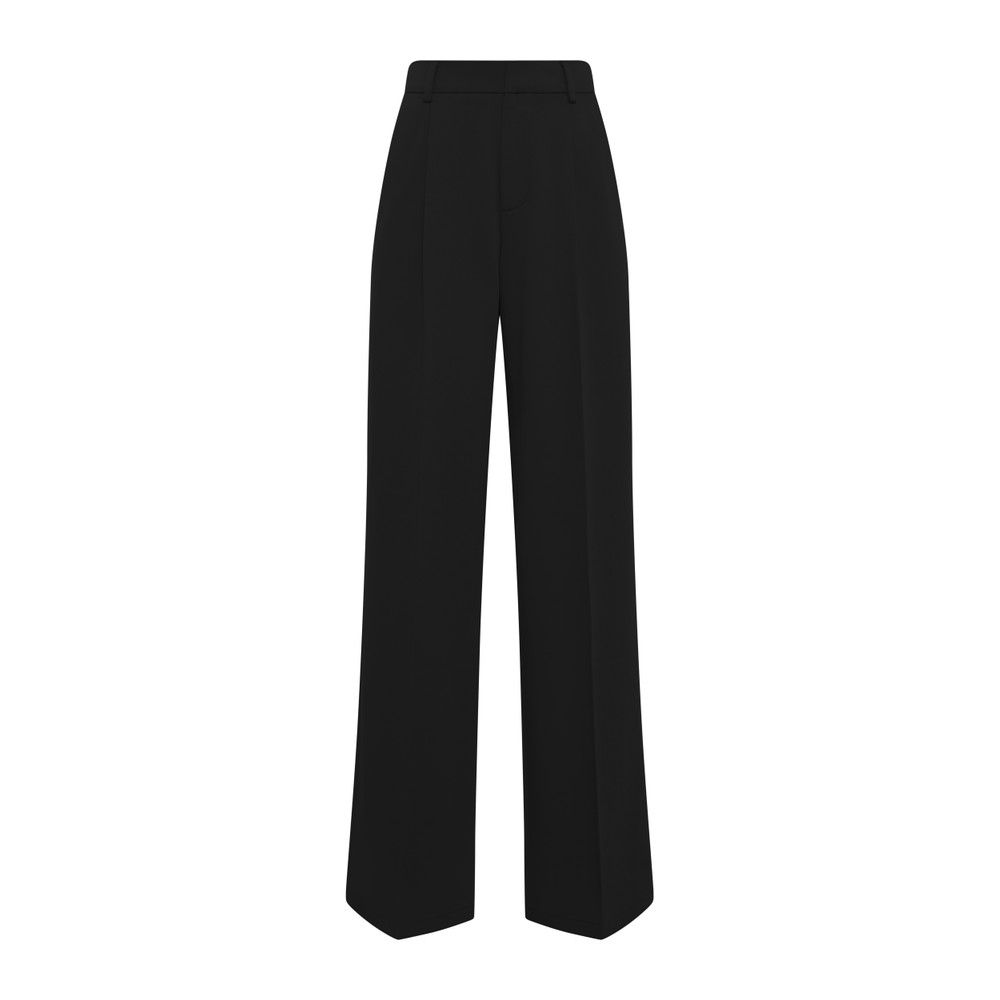 Pleated Wide Leg Trouser