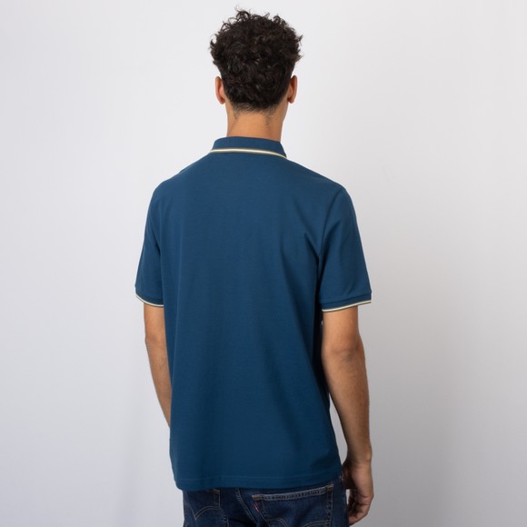 PS Paul Smith Mens Blue Contrast Collar Polo #4
