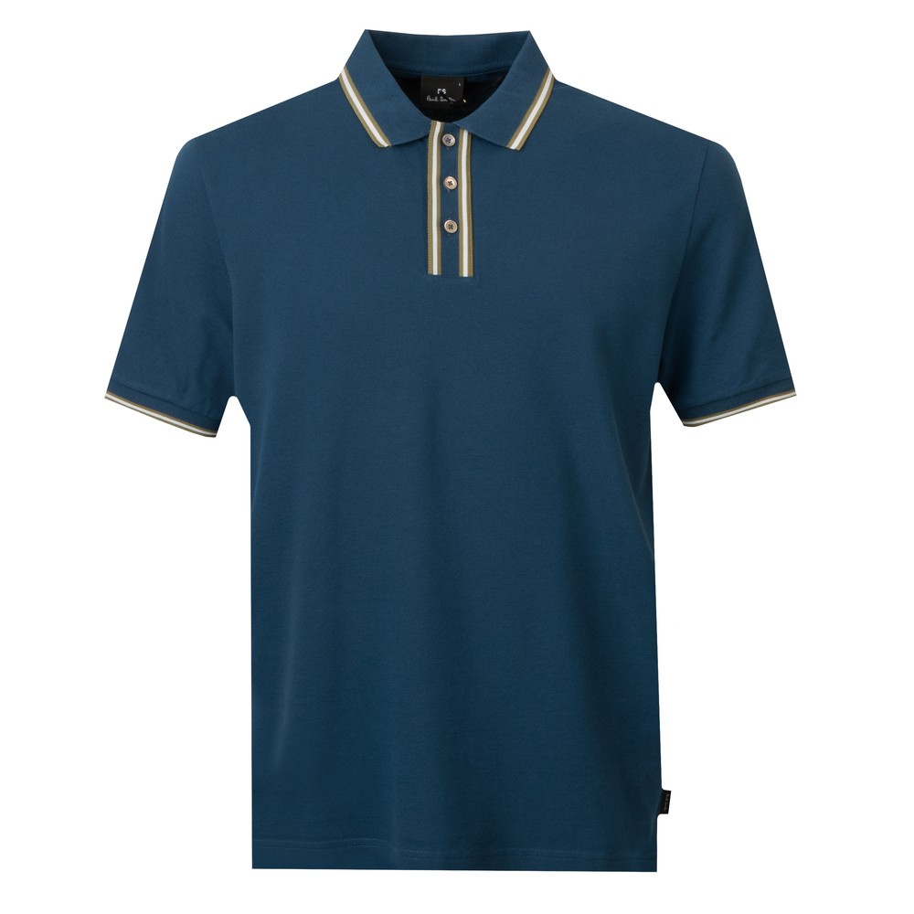 Contrast Collar Polo