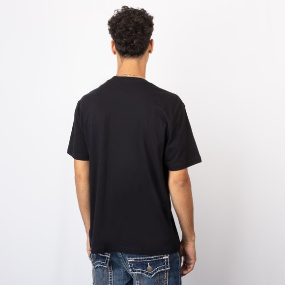 True Religion Mens Black Stitched Block BuddhaT-Shirt #4