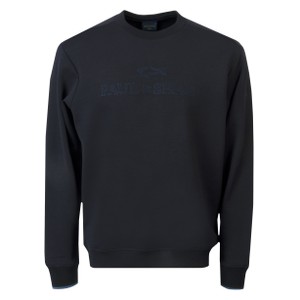 Embroidered Logo Crew Sweatshirt