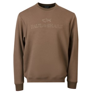 Embroidered Logo Crew Sweatshirt