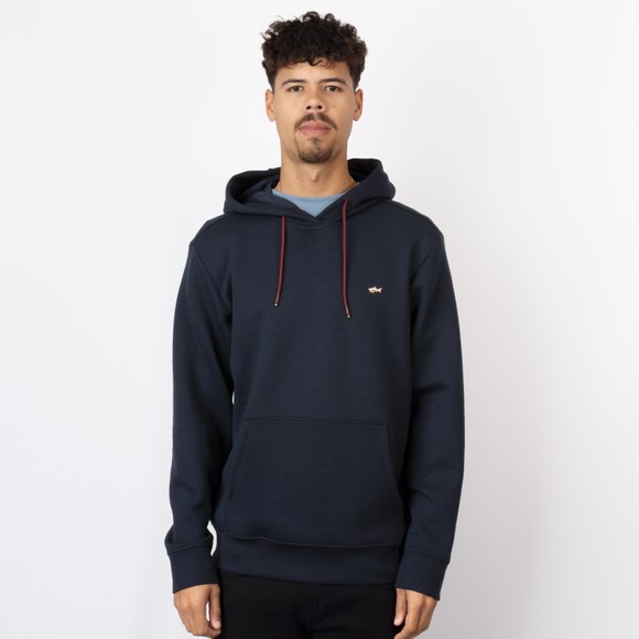Paul & Shark Mens Blue Supima Cotton Overhead Hoody #3
