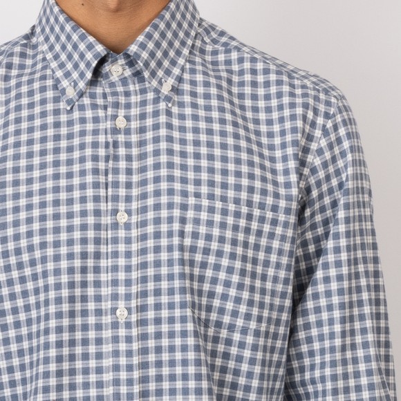 Paul & Shark Mens Blue Soft Check Shirt #3