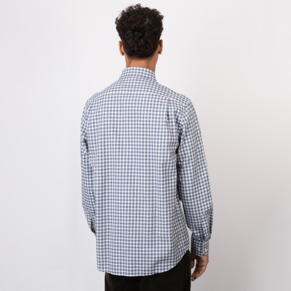 Paul & Shark Mens Blue Soft Check Shirt #4