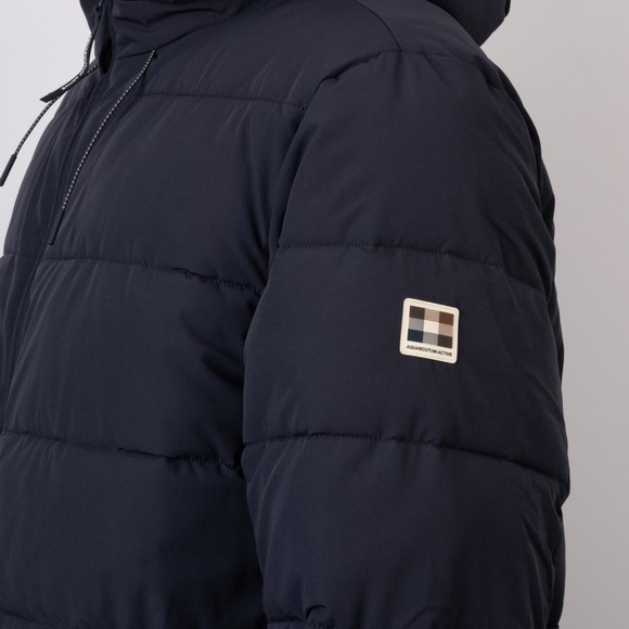 Aquascutum Mens Blue Flex-N Hooded Puffer Jacket #3
