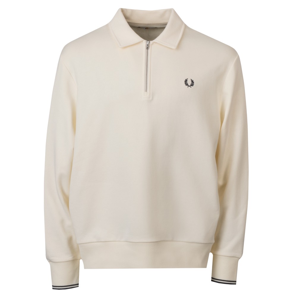 Half Zip Collared Sweatshirt