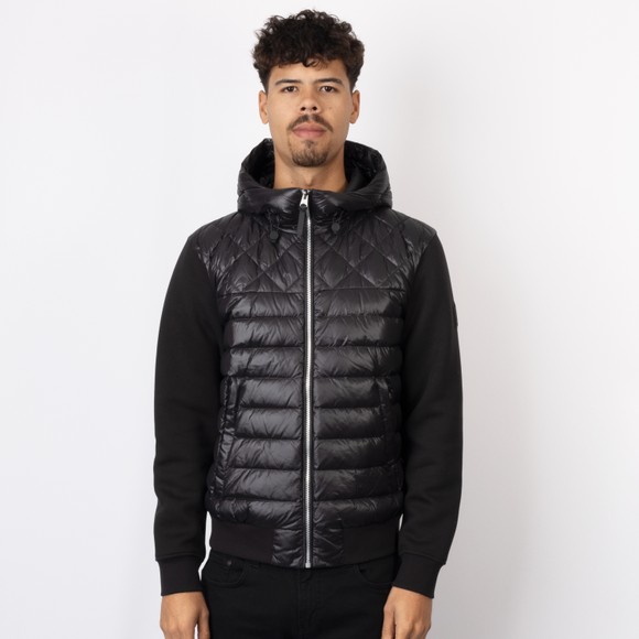 Mackage Mens Black Fletcher Hooded Hybrid Jacket #2