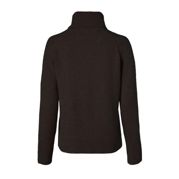 Holland Cooper Womens Brown Tori Roll Neck Knit Jumper #4