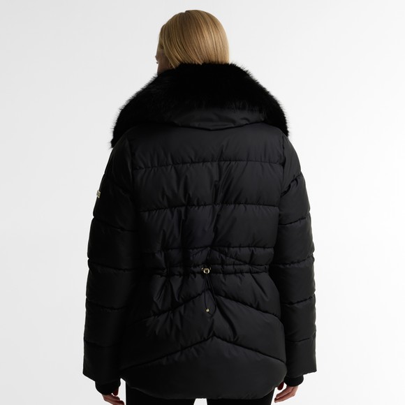 Barbour International Womens Black Cyrus Puffa Jacket #5