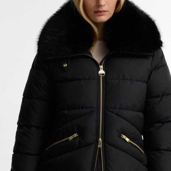Barbour International Womens Black Cyrus Puffa Jacket #3