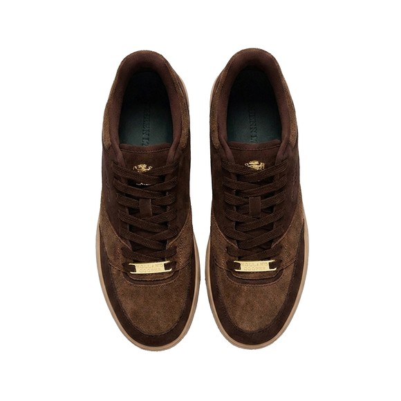 Holland Cooper Womens Brown Retro Trainer #3
