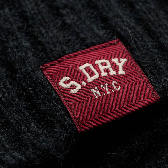Superdry Womens Blue Bardot Knitted Jumper #2