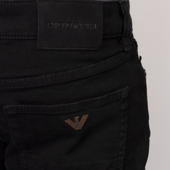 Emporio Armani Mens Black J104 Slim Fit Jean #5